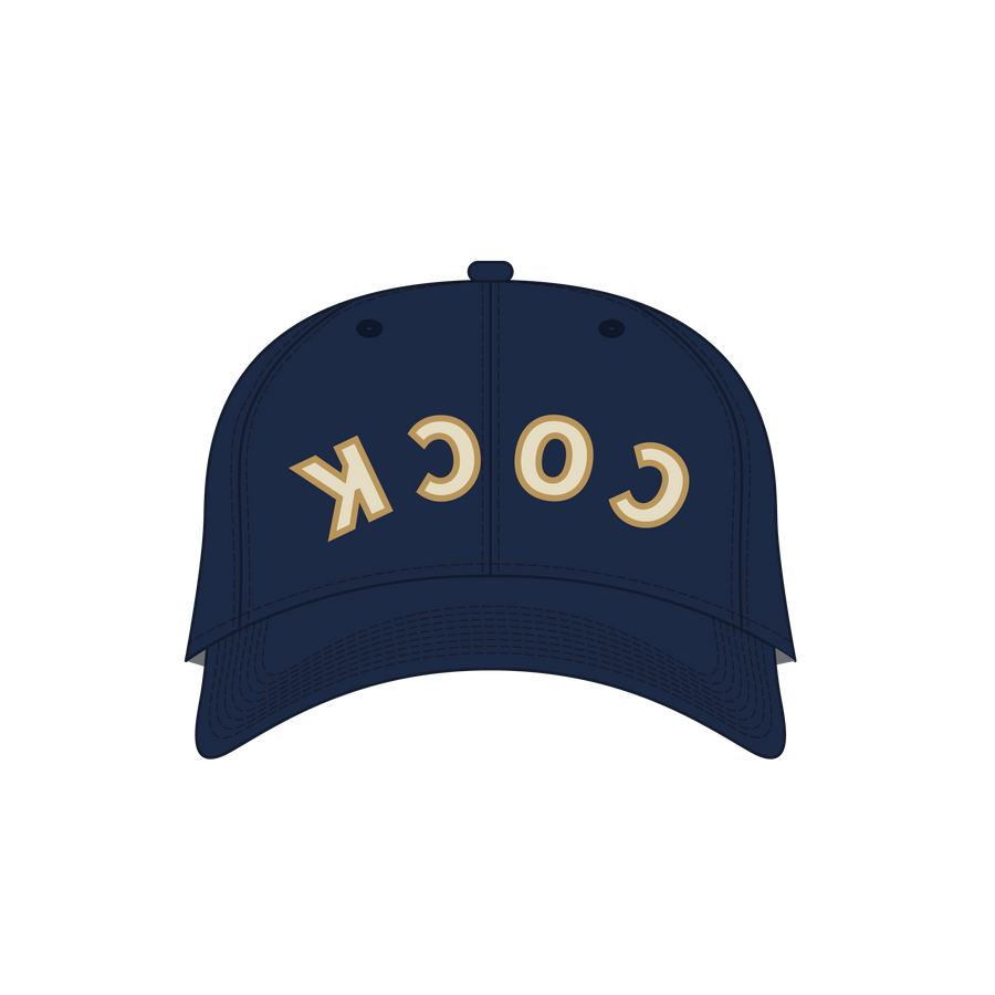 Navy Backwards Hat