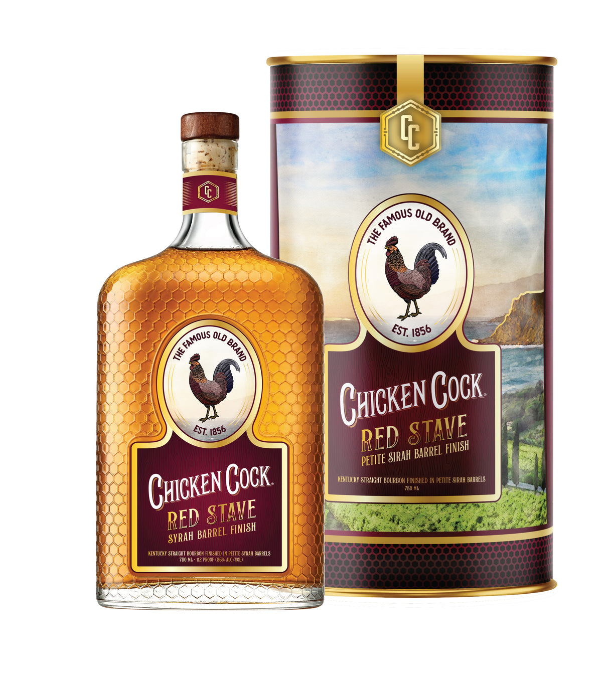 Chicken Cock Whiskey Red Stave